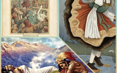 The Wild Swans, The Girl Who Trod on a Loaf and the Legend of Popocatepetl and Iztaccihuatl